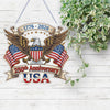 250th Anniversary Eagle Diamond Painting Hanging Sign