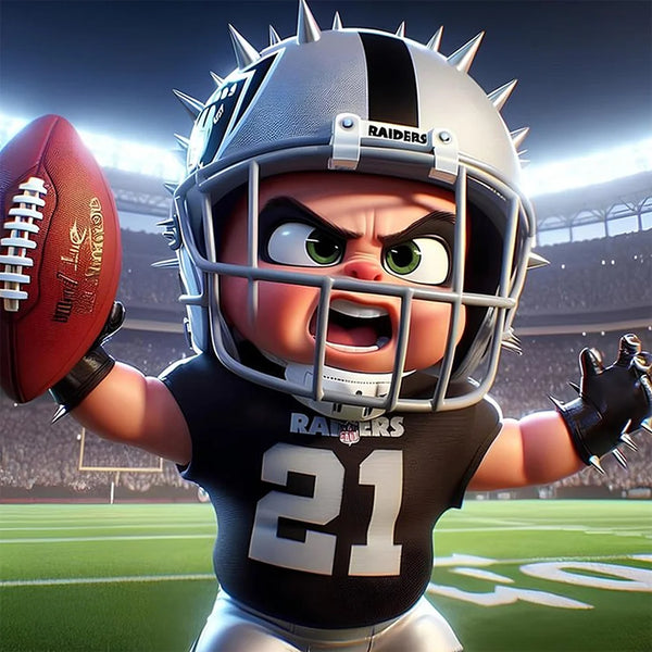 NFL Raiders Mascot Diamond Painting