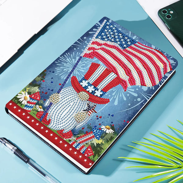 American Gnome Diamond Painting Notebook