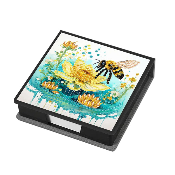 Bee Diamond Painting Notecard Box