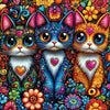 Bohemian Cats Diamond Painting