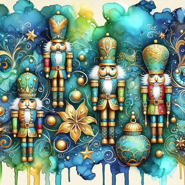 Christmas Nutcrackers Diamond Painting
