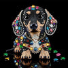 Dachshund Pearl Partial Diamond Painting