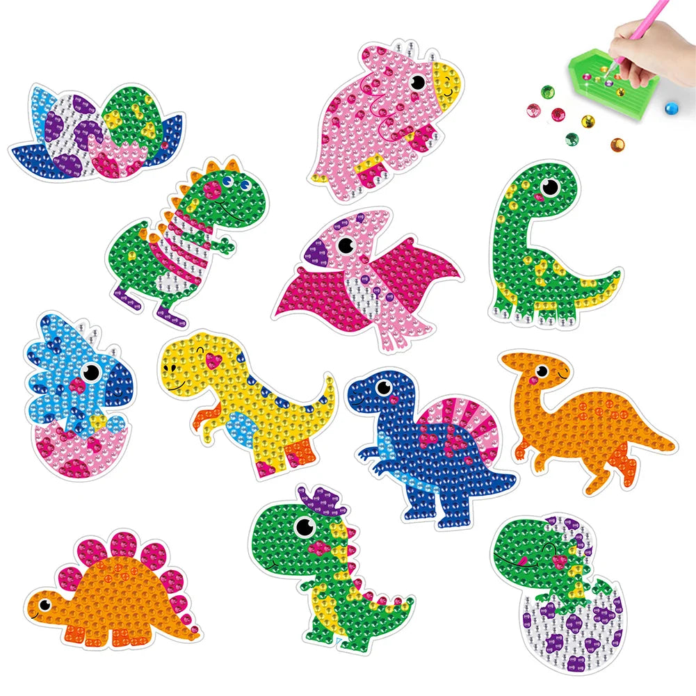 Dinosaur Diamond Painting Stickers