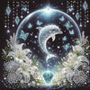 Dolphin Pearl Partial Diamond Painting
