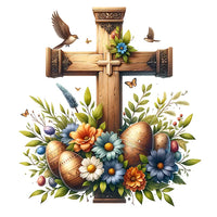 Easter Cross Diamond Painting #1