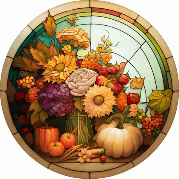 Fall Flowers Diamond Painting