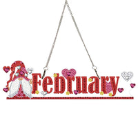 Monthly Diamond Painting Hanging Sign