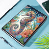 Floral Seahorse Diamond Painting Notebook