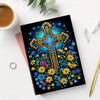 Flower Cross Diamond Painting Notebook