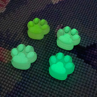 Luminous Paw Print Magnetic Diamond Painting Holder