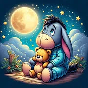 Goodnight Eeyore Diamond Painting