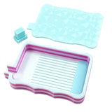 Multi-Colored Diamond Painting Sorting Trays w/Lid & Stopper