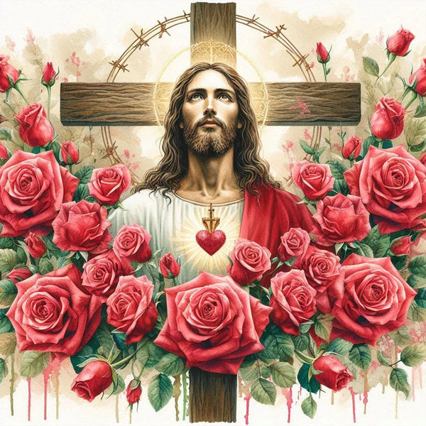 Jesus and Cross Diamond Painting