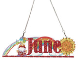 Monthly Diamond Painting Hanging Sign