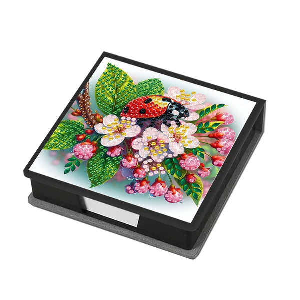 Ladybug Diamond Painting Notecard Box