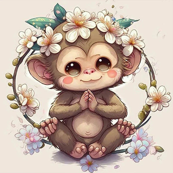 Little Monkey Diamond Painting