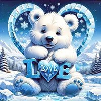 Love Ice Bear Diamond Painting