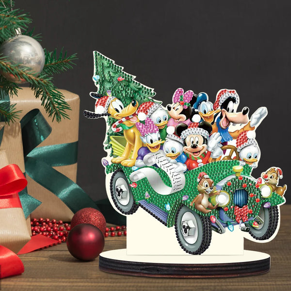 Christmas Mickey & Friends Diamond Painting Table Stand