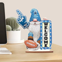 NFL Cowboys Welcome Gnome Diamond Painting Table Decor
