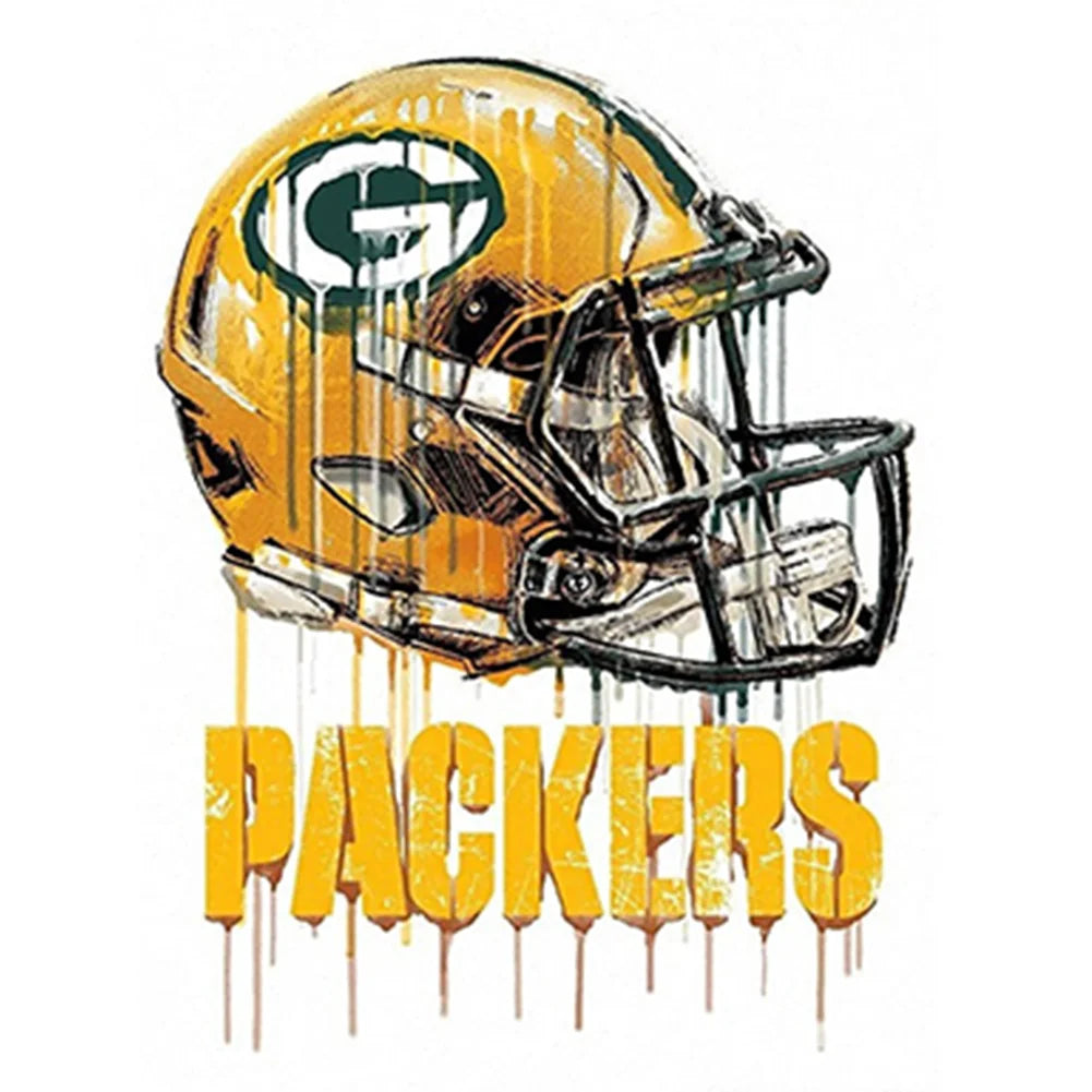 NFL Green Bay Packers Helmet Diamond Painting