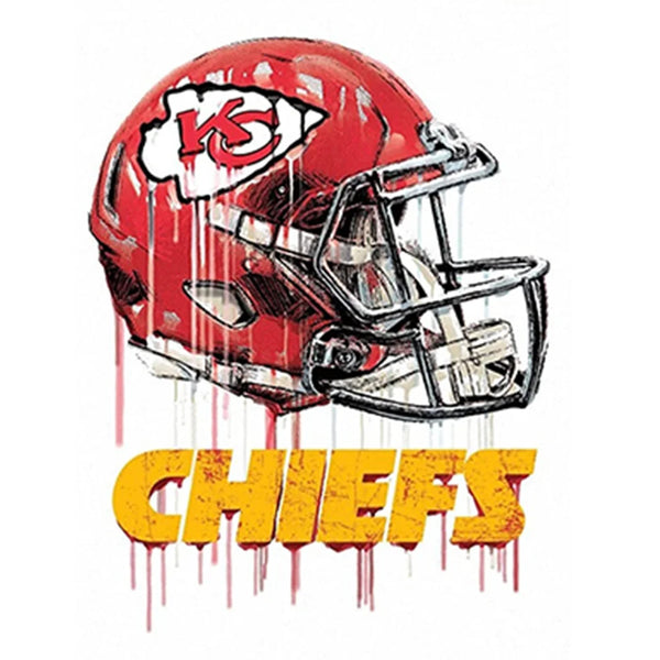 NFL Kansas City Chiefs Helmet Diamond Painting