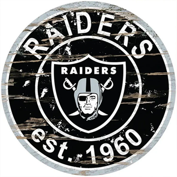 NFL Las Vegas Raiders (Black) Diamond Painting