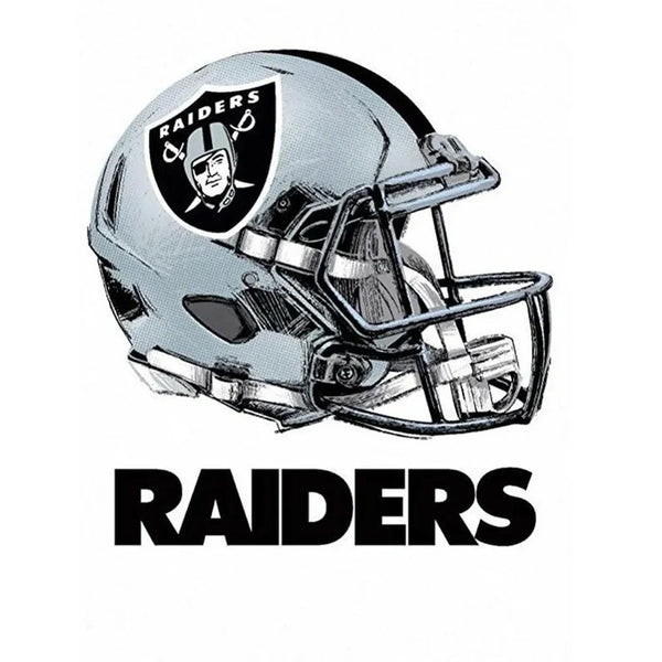 NFL Las Vegas Raiders Helmet Diamond Painting