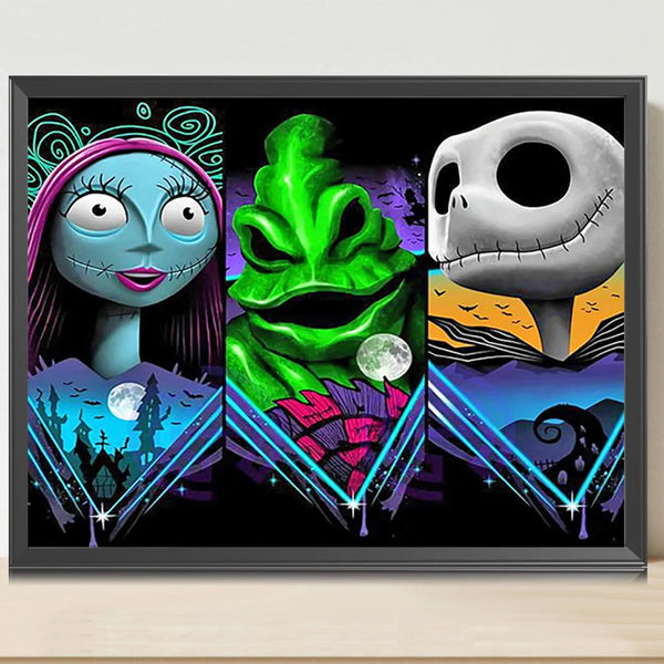 Nightmare Before Christmas Trio Diamond Painting