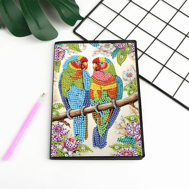 Parakeet Diamond Painting Notebook