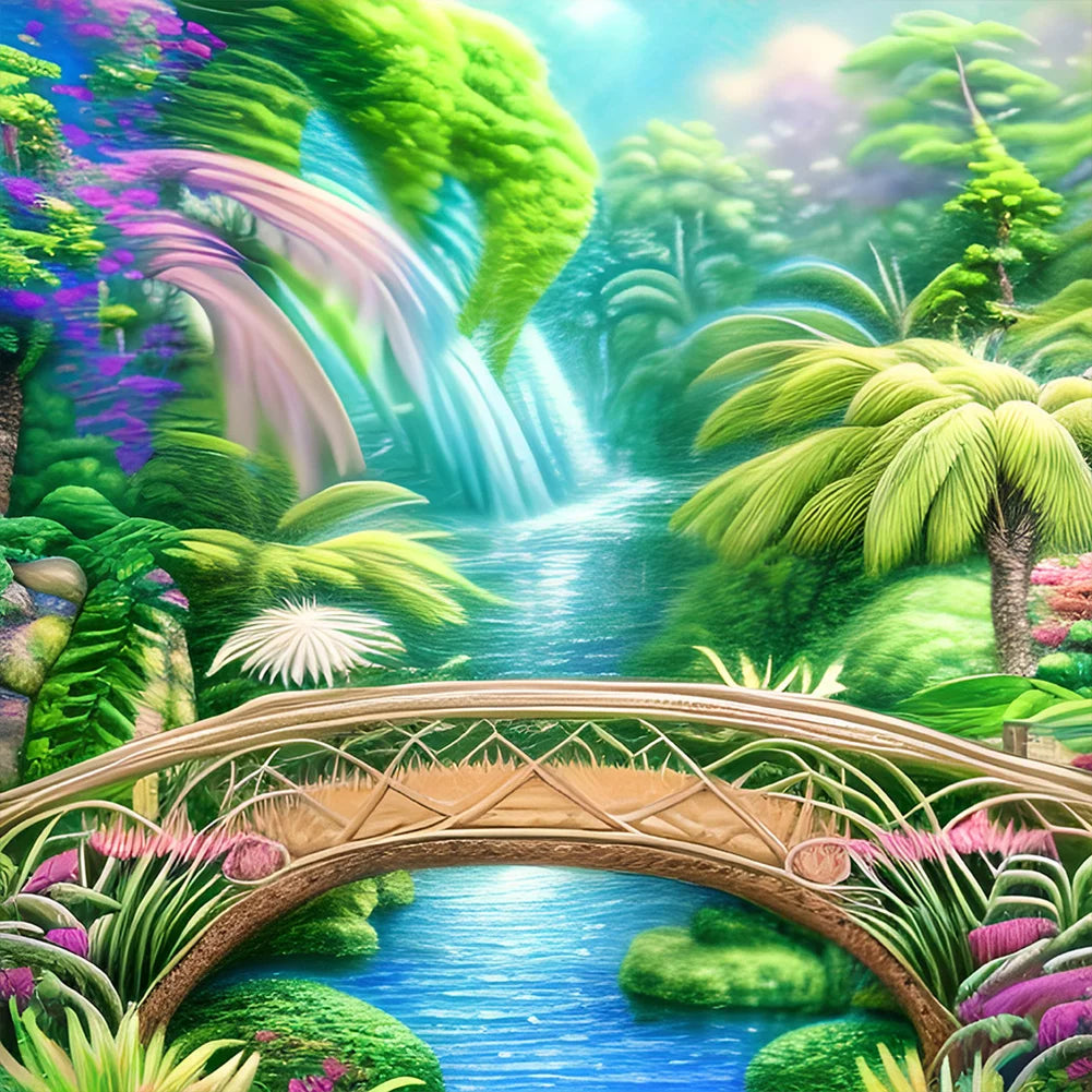 Park Bridge Diamond Painting