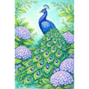 Peacock and Hydrangea Diamond Painting