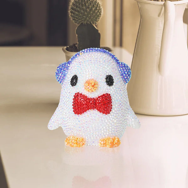 Penguin Diamond Painting Night Light