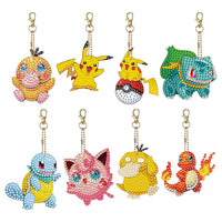 Pokemon Diamond Painting Keychain Set #2