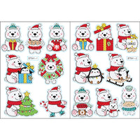 Polar Bear Diamond Painting Sticker Set