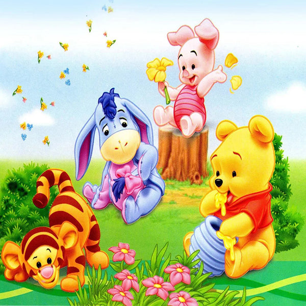 Pooh and Friends Babies Diamond Painting