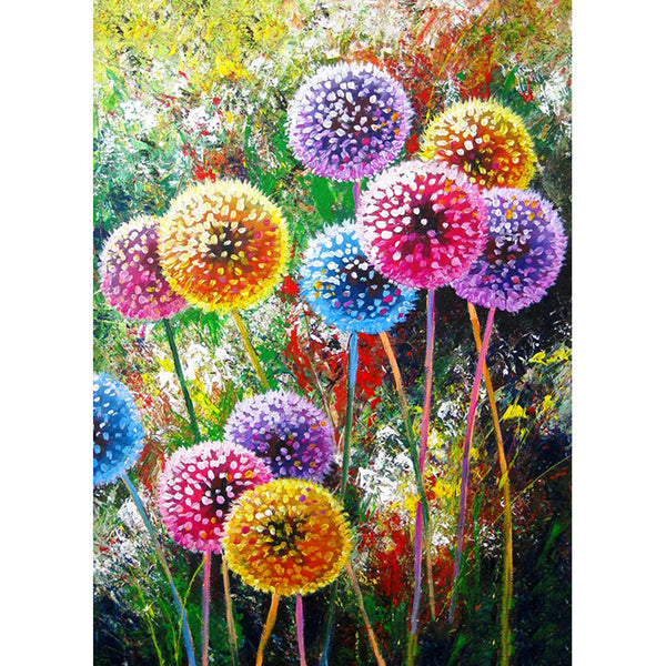 Rainbow Dandelions Diamond Painting