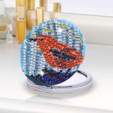 Bird Diamond Painting Pocket Mirror