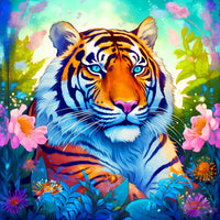 Resting Tiger Diamond Painting