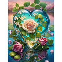 Rose Heart Diamond Painting