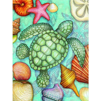 Sea Turtle Garden Diamond Painting