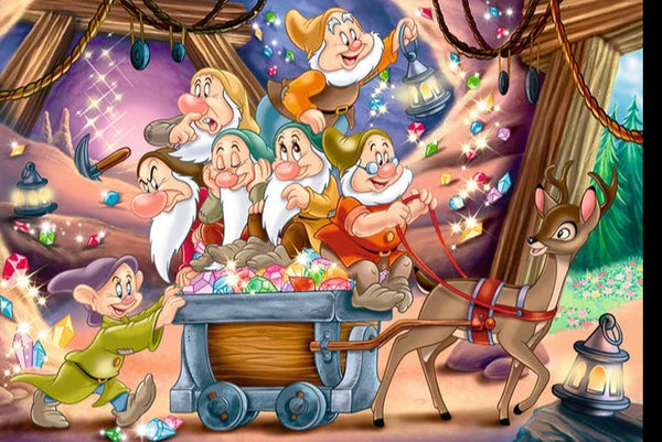 Seven Dwarfs Mining Diamond Painting