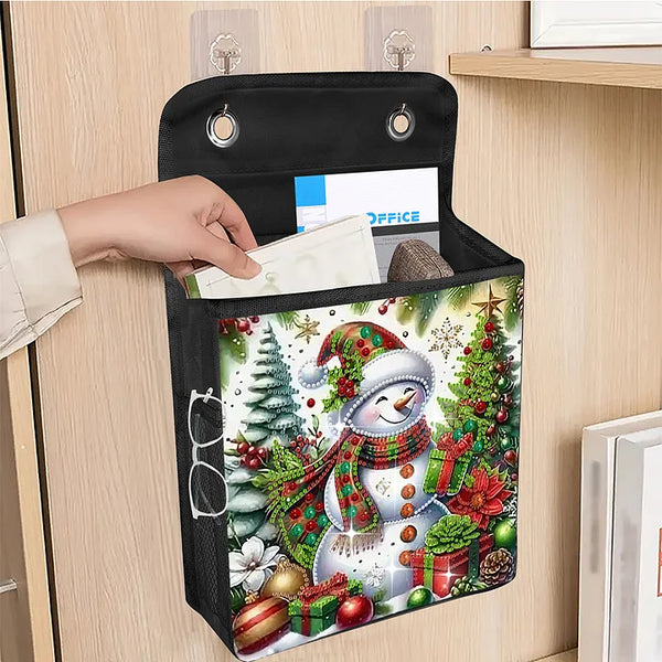 Snowman Diamond Painting Storage Bag