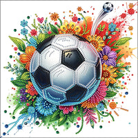 Soccer Ball Partial Diamond Painting