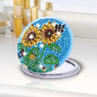 Sunflower Diamond Painting Pocket Mirror