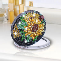 Sunflower Diamond Painting Pocket Mirror