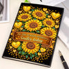 Sunflower Smiles Diamond Painting Notebook