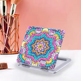 Square Mandala Diamond Painting Pocket Mirror