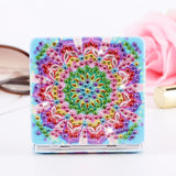 Square Mandala Diamond Painting Pocket Mirror