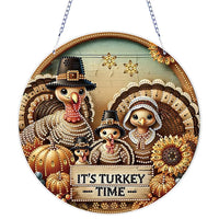 Thanksgiving Diamond Painting Hanging Sign